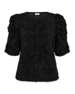 Freequent Naisten Neule, MOLUREX BLOUSE Musta