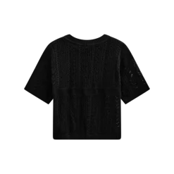Freequent naisten neulepusero Arwen Pullover, musta
