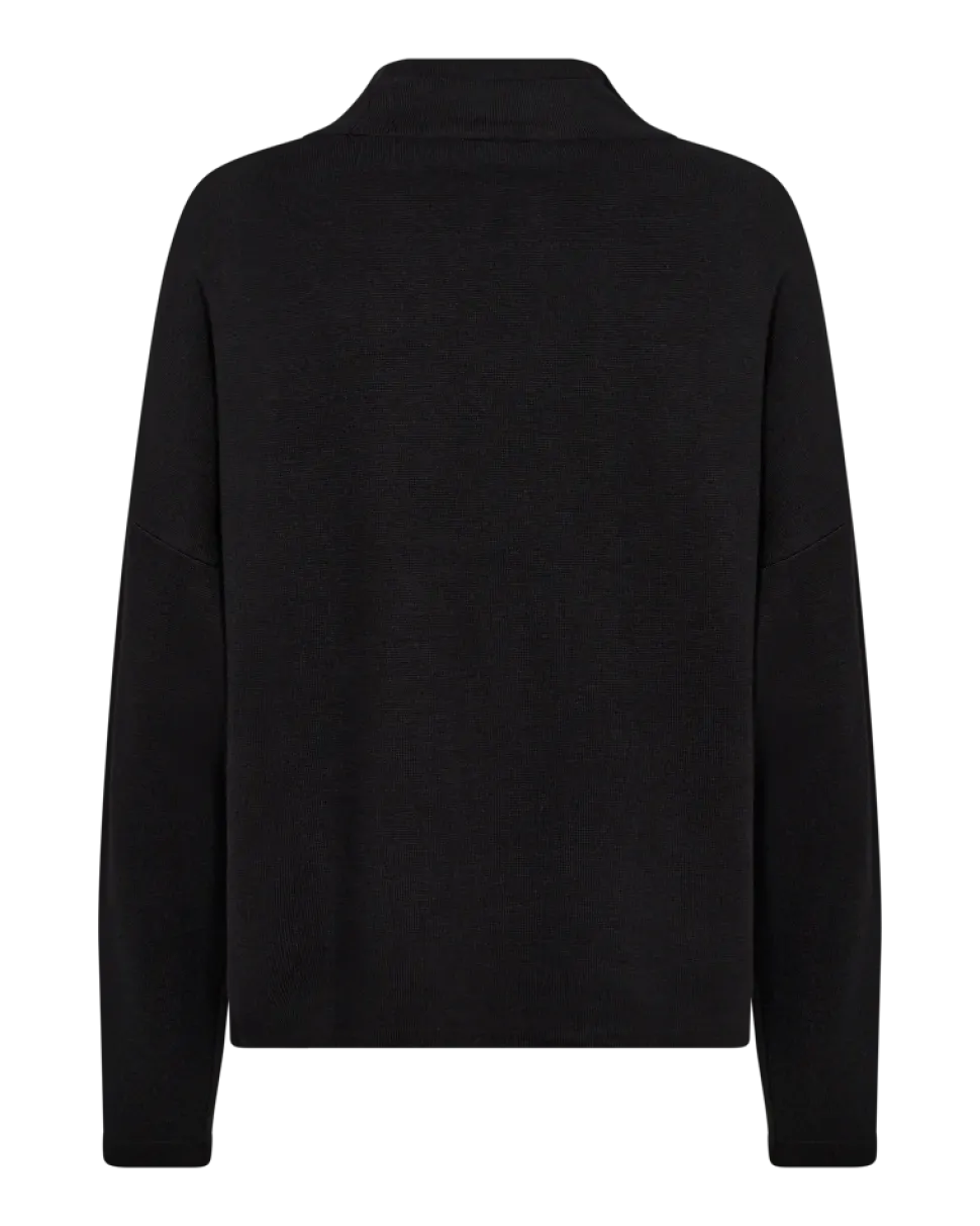 Freequent naisten neulepusero ANI PULLOVER, musta