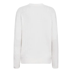 Freequent naisten neulepusero Dodo Pullover, valkoinen
