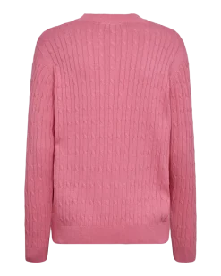 Freequent naisten neulepusero Dodo Pullover, pinkki