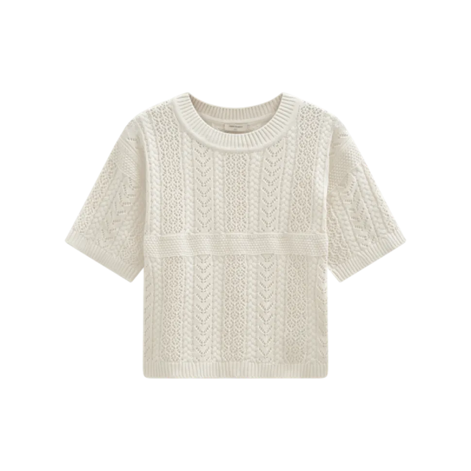 Freequent naisten neulepusero Arwen Pullover, hiekka