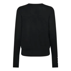 Freequent Naisten Neuletakki, KATIE CARDIGAN V-NECK Musta