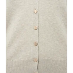 Freequent Naisten Neuletakki, KATIE CARDIGAN V-NECK Beige