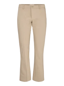 Freequent naisten nilkkapituiset housut Isadora Ankle PA Bootcut, vaalea beige