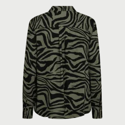 Freequent naisten pusero, BINE SHIRT Vihreä Kuosi
