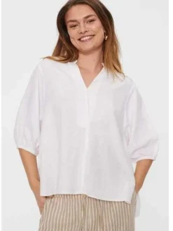 Freequent naisten pusero, FQLAVA-BLOUSE Valkoinen