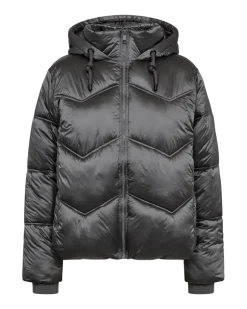 Freequent Naisten Takki, K-SHORTY JACKET Hopeanharmaa