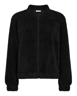 Freequent naisten takki K-TEDDY JACKET, musta