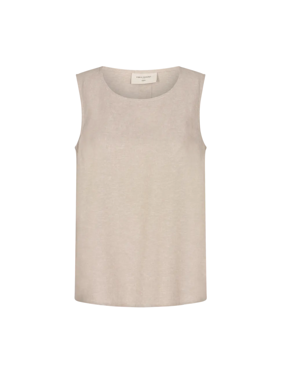 Freequent Naisten Toppi Lava Top Vaalea Beige