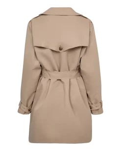 Freequent Naisten Trenssitakki, OTTIE JACKET Vaalea Beige