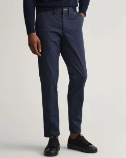 Gant chinokset, HALLDEN SLIM CHINO Tummansininen