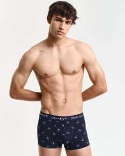 Gant Miesten Bokserit, SKIER TRUNK 3-PACK Tummansininen