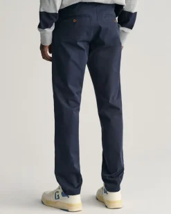 Gant miesten chinokset, SLIM TWILL CHINOS Tummansininen