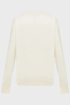 Gant miesten collegepaita Graphic C-Neck, luonnonvalkoinen