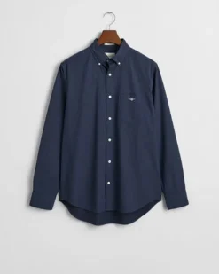 Gant miesten kauluspaita K MICRO PRINT SLIM, sininen kuosi