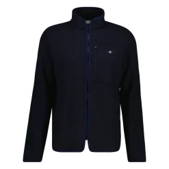Gant miesten takki, MICRO FLEECE JACKET Tummansininen