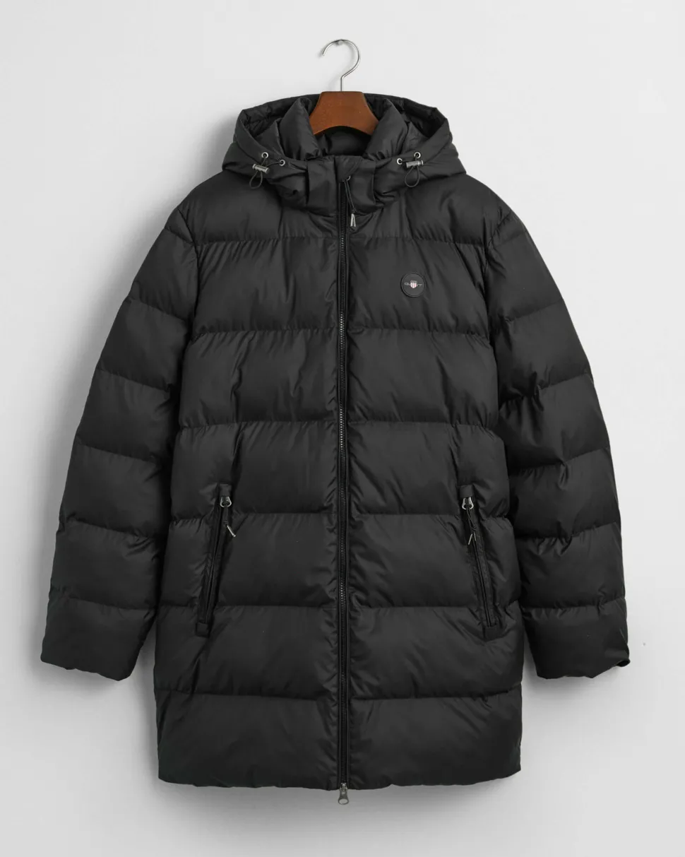 Gant Miesten Talvitakki, ACTIVE CLOUD MID LENGTH Musta