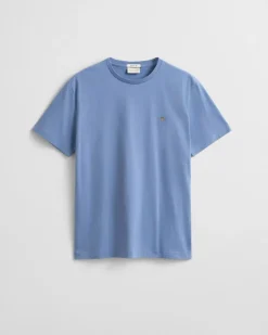 Gant miesten t-paita Reg Shield SS T-shirt, keskisininen