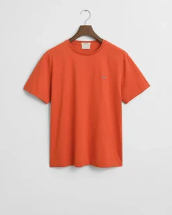 Gant miesten t-paita, REG SHIELD SS T-SHIRT Oranssi