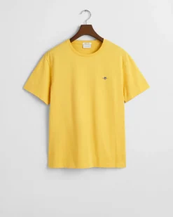 Gant miesten t-paita, REG SHIELD SS T-SHIRT Persikka