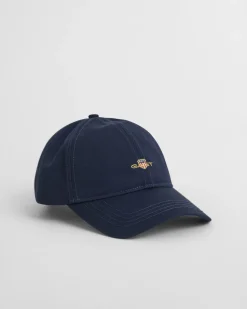 Gant naisten lippis, SHIELD COTTON TWILL CAP Tummansininen