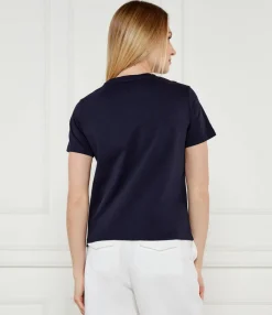 Gant naisten t-paita, REG TONAL GRAPHIC SS T-SHIRT Tummansininen