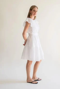 Gauhar Naisten Mekko, Vicky Dress White Valkoinen