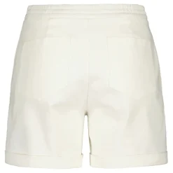Gauhar naisten shortsit, FOLDED SHORTS WHITE Valkoinen
