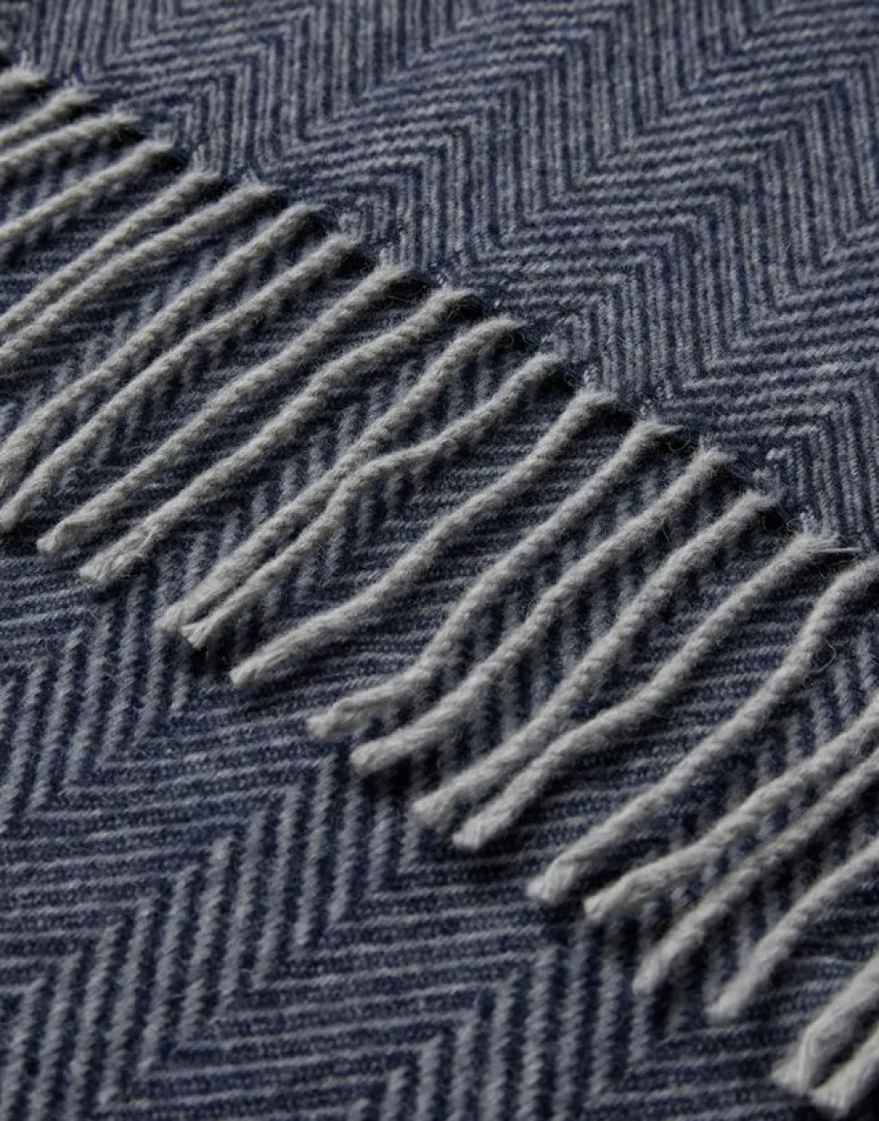 Gino Marcello huivi Heringbone Scarf, sininen kuosi