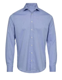 Gino marcello Miesten Kauluspaita, K SHIRT L/S MODERN FIT Sininen