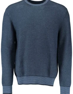 Gino marcello miesten neule, O-NECK MODERN FIT Indigo