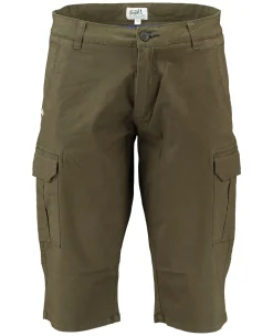 Gino marcello miesten shortsit, 440186 CAPRI SHORTSI Armeijanvihreä