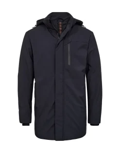 Gino marcello Miesten Syystakki, GINO MARCELLO WATER PROOF JACKET Tummansininen