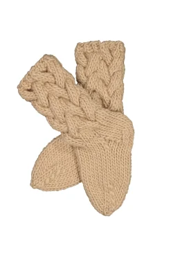 HALO sukat, KAARNA HANDKNITTED WOOLEN SOCKS HIEKKA
