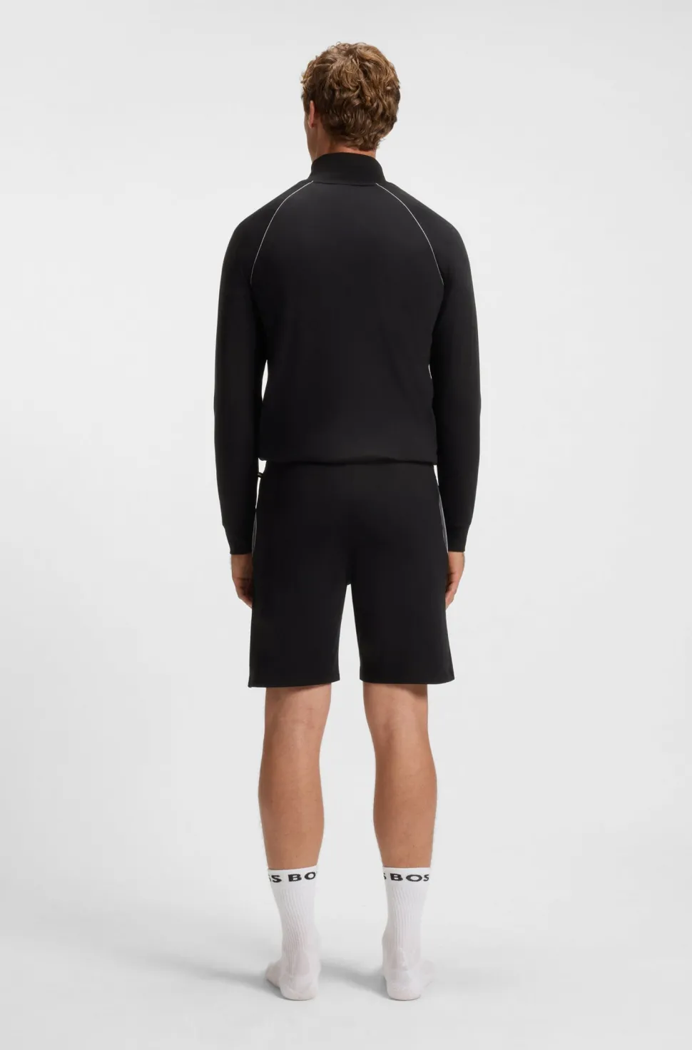 Hugo Boss miesten collegeshortsit, MIX MATCH SHORTS Musta