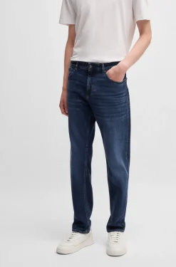 Hugo Boss Miesten Farkut, H-RE-MAINE Indigo