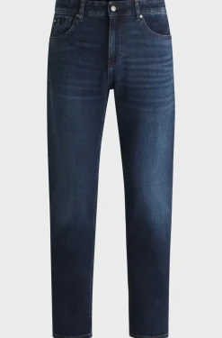 Hugo Boss Miesten Farkut, H-RE-MAINE Indigo