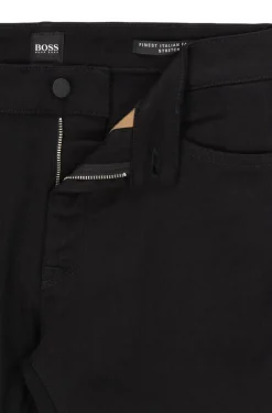 Hugo Boss miesten farkut MAINE 3 BLACK NOS CASHMERE TOUCH Musta