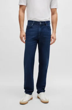 Hugo Boss Miesten Farkut, RE-MAINE FARKKU Indigo