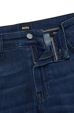 Hugo Boss Miesten Farkut, RE-MAINE FARKKU Indigo