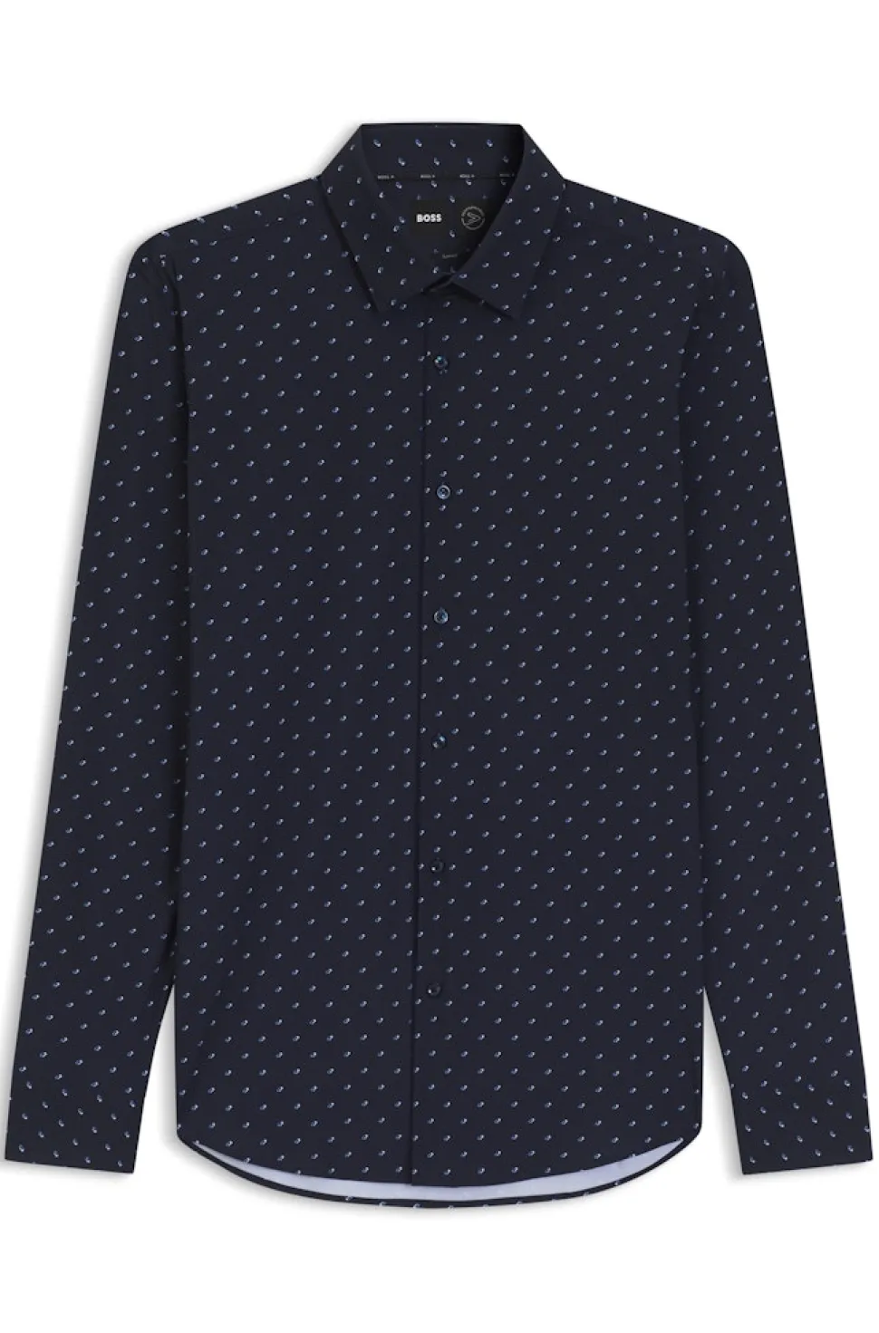 Hugo Boss miesten kauluspaita, P-HANK PERFORMANCE SHIRT Sininen Kuosi