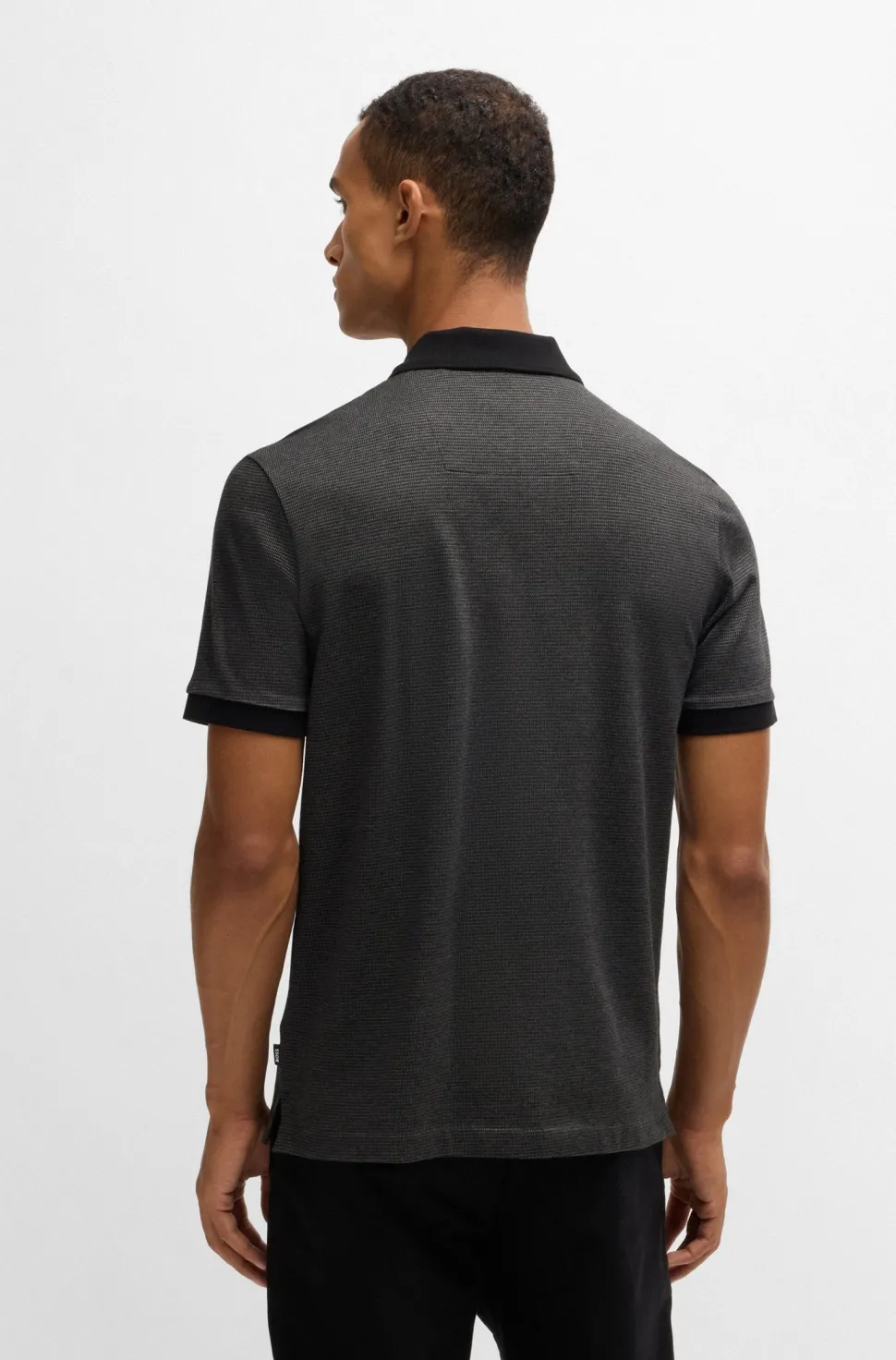 Hugo Boss miesten pikeepaita, H-PARLAY 432 POLO Musta