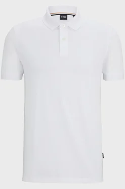 Hugo Boss Miesten Pikeepaita PALLAS REGULAR FIT Valkoinen