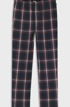 Hugo Boss miesten pyjamahousut, HOLIDAY PANTS SININEN RUUTU