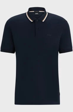 Hugo Boss Miesten Trikoo T-paita polokauluksella, PENROSE 38 NOS Tummansininen