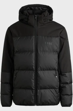 Hugo Boss Miesten Untuvatakki, J-HAMAR 3 Musta
