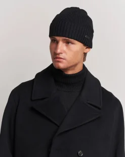 Hugo Boss pipo, FATI-L MERINO BEANIE MUSTA