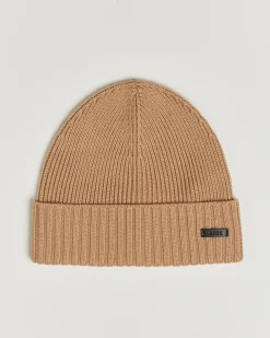 Hugo Boss pipo, FATI-L MERINO BEANIE BEIGE