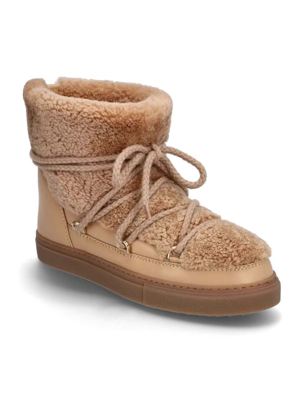 Inuikii Naisten Talvikengät, CURLY Vaalea Beige
